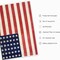 Patriotic Canvas Wall Art Print Vintage 4th of July American Flag Art Poster Independence Day Room Decor for Gallery Living Room Bedroom (UNFRAMED 16 x 24 Inch)